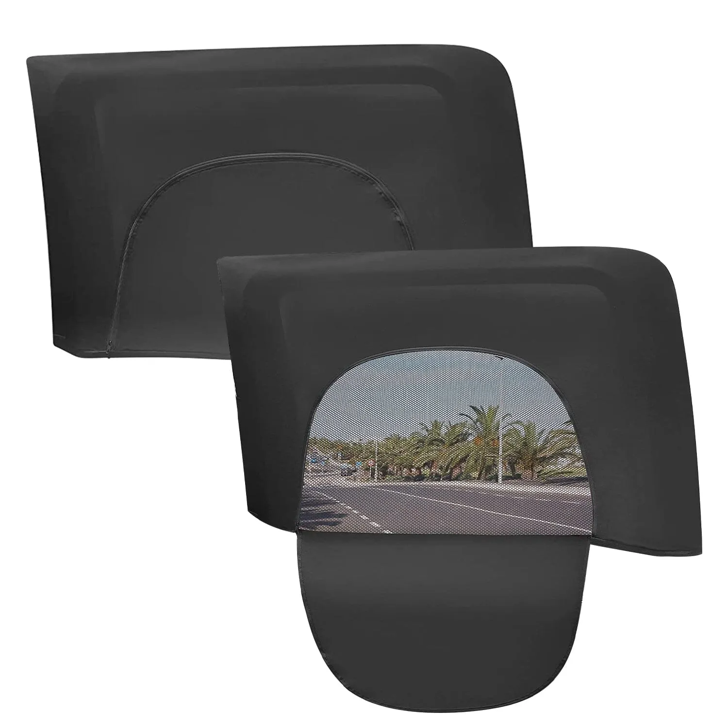 2-Piece: Car Side Window Screen Mesh Cover