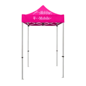 5ft x 5ft Pop Up Tent Canopy Top - T-Mobile - Pink