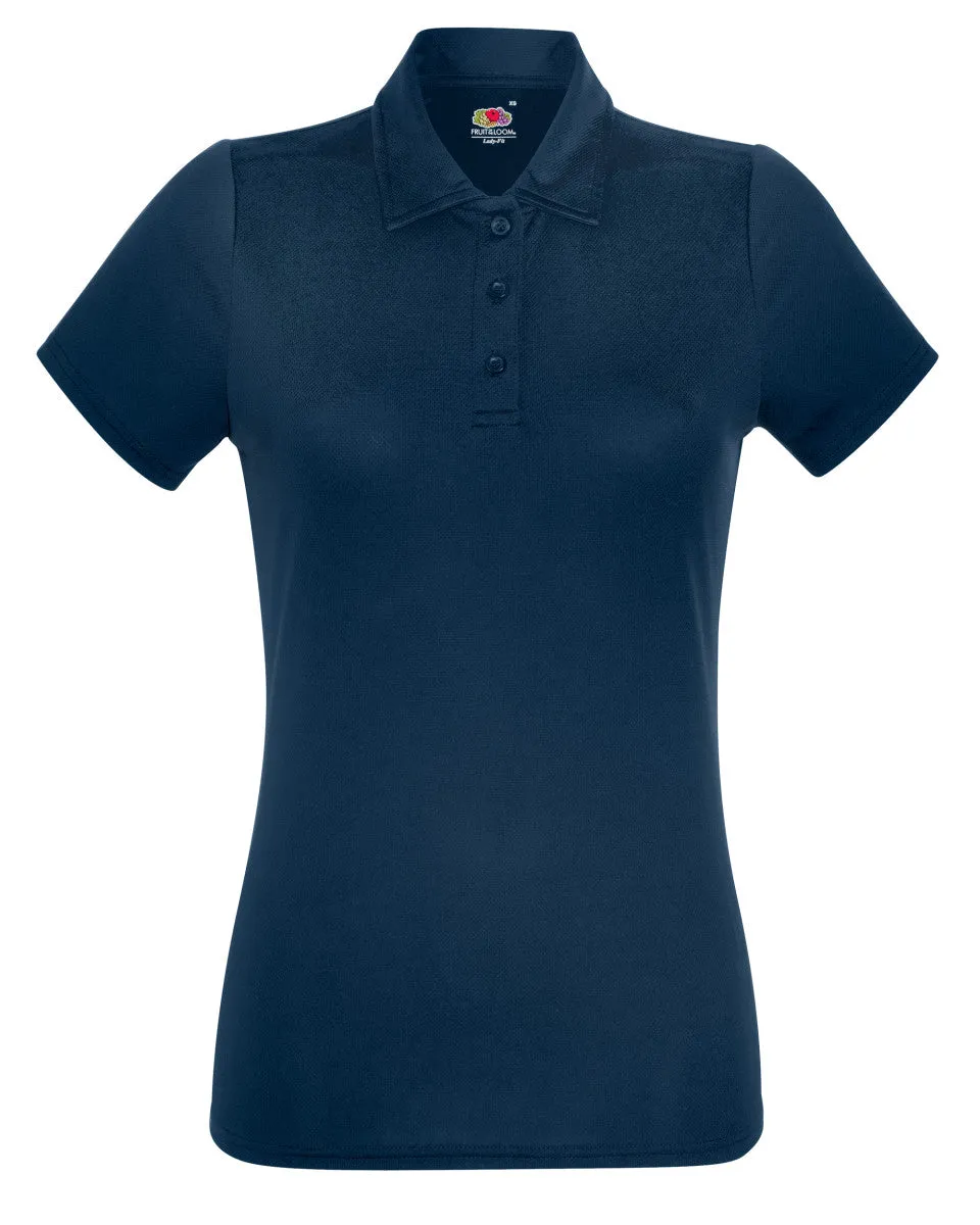 63040 Fruit Of The Loom Lady-Fit Performance Polo