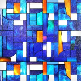 BDF 3ABST Window Film 3ABSTract Stained Glass