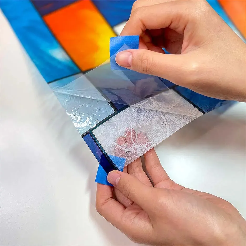 BDF 3ABST Window Film 3ABSTract Stained Glass