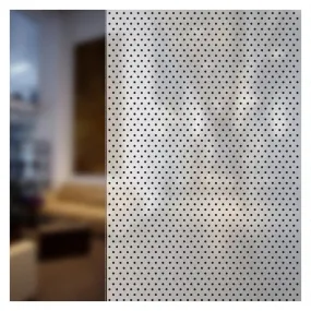 BDF 4PIN Decorative Window Film Pinholes on White