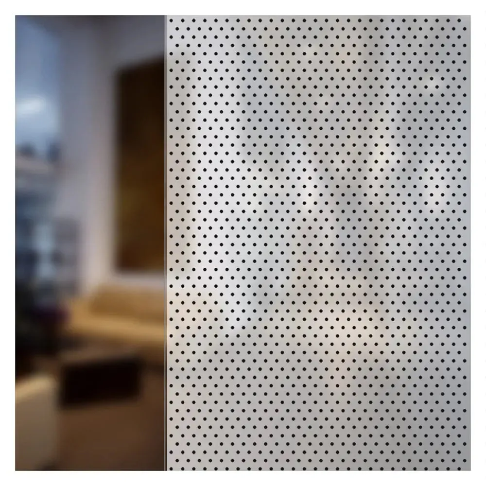 BDF 4PIN Decorative Window Film Pinholes on White