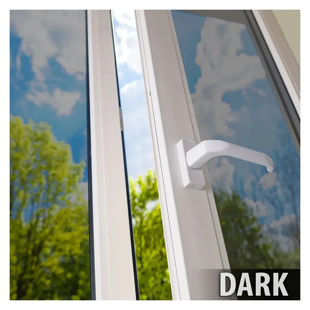 BDF S4MS15 Window Film Security and Daytime Privacy 4 Mil Silver (Dark)