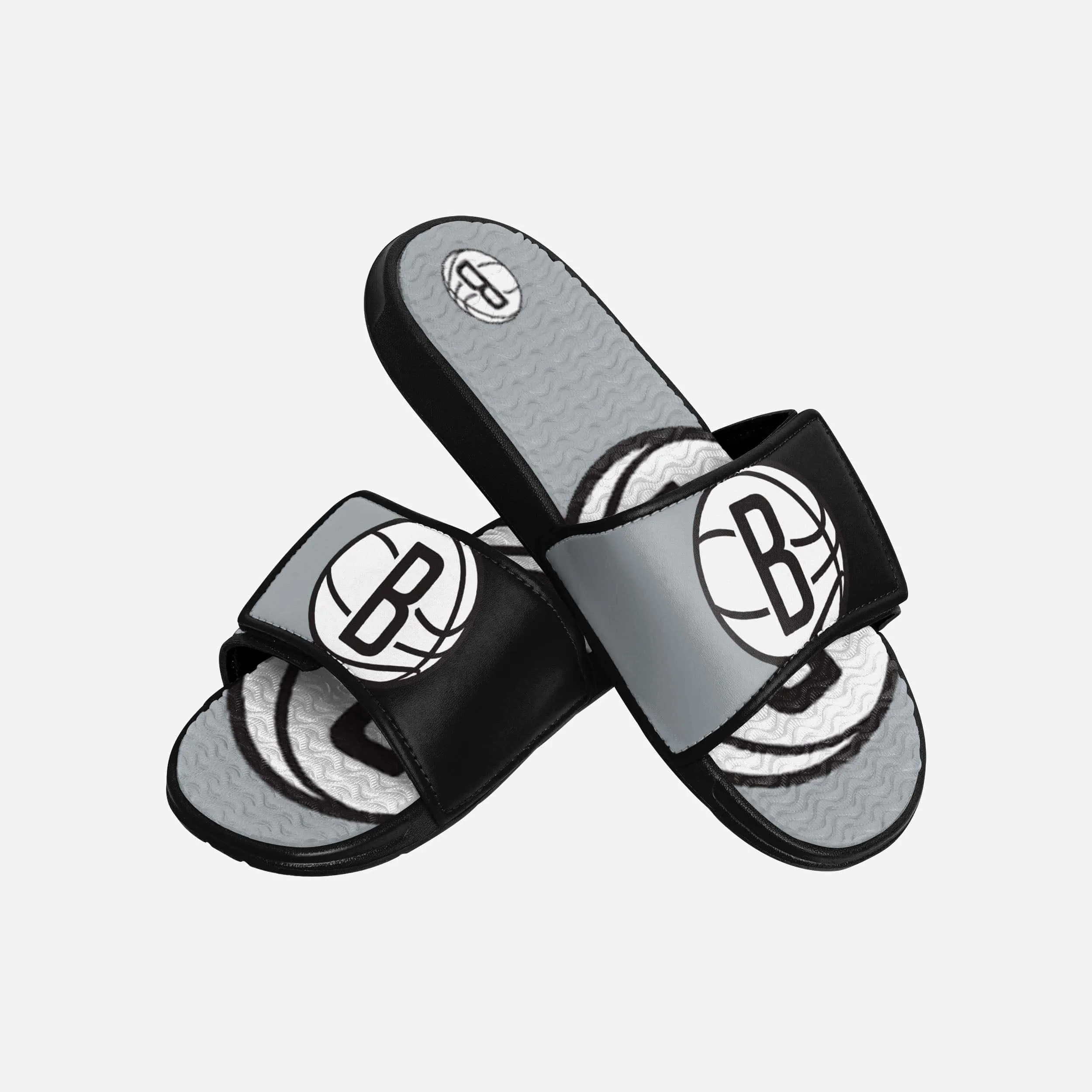 Brooklyn Nets Colorblock Big Logo Gel Slide