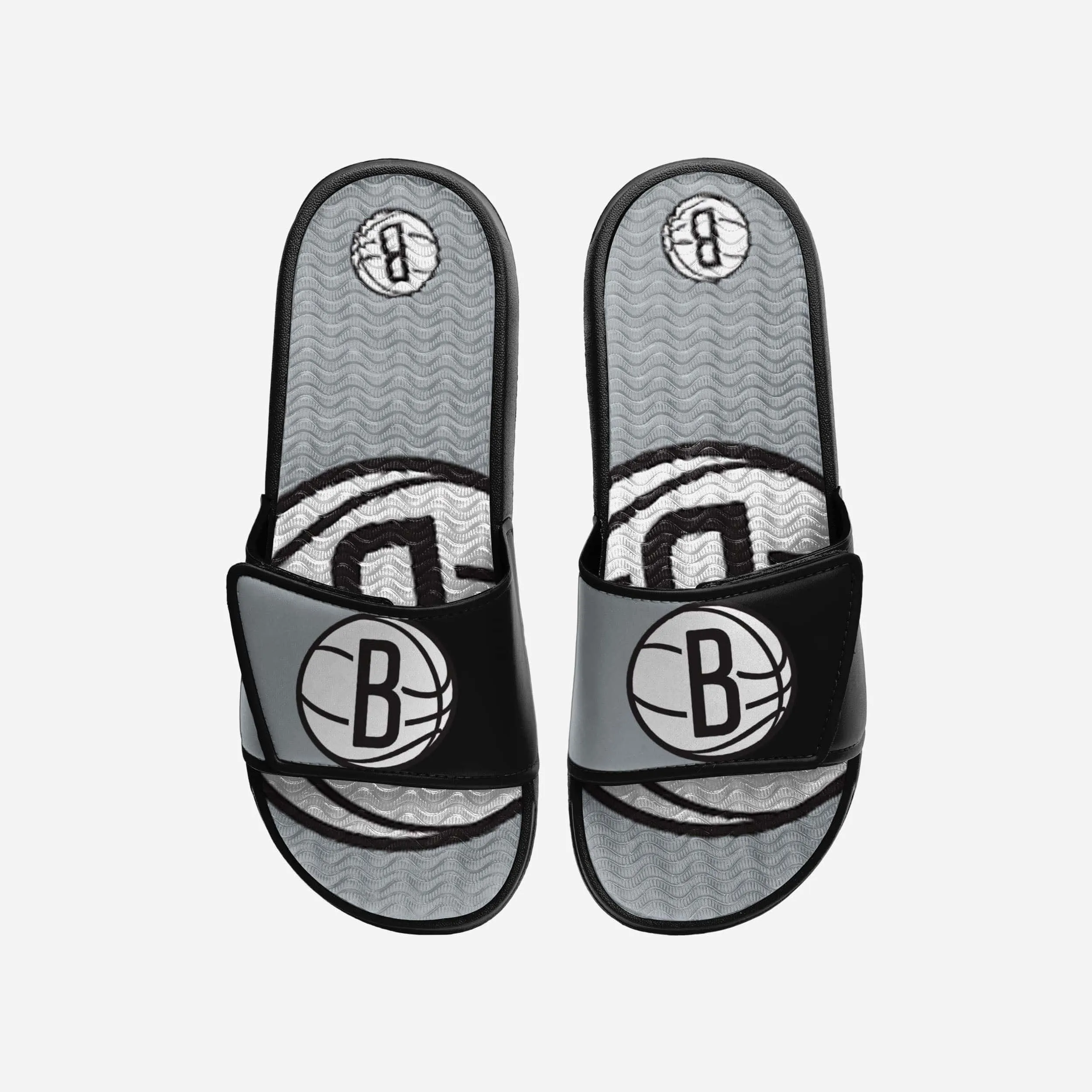 Brooklyn Nets Colorblock Big Logo Gel Slide