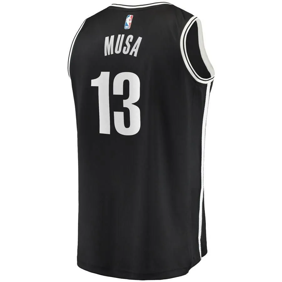 Brooklyn Nets Dzanan Musa Fanatics Branded Fast Break Player Icon Jersey Kids - Black | Ireland P8601Q6
