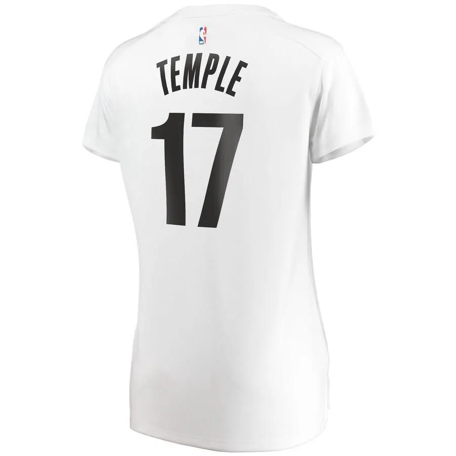 Brooklyn Nets Garrett Temple Fanatics Branded Fast Break Player Association Jersey Womens - White | Ireland K1968B5