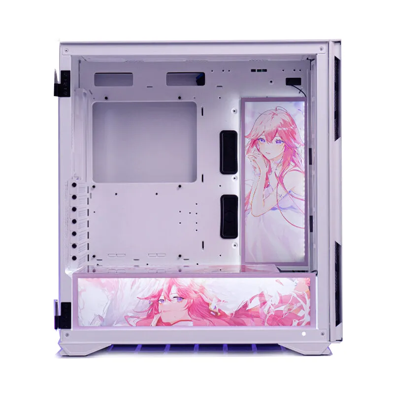 Case Aigo YOGO K1 Custom Yae Miko, Mid Tower, white/pattern