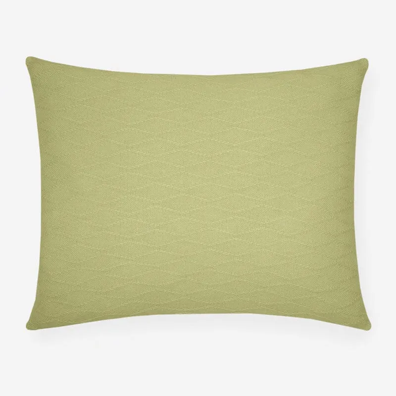 Cetara Kiwi Green Blanket by Sferra Fine Linens