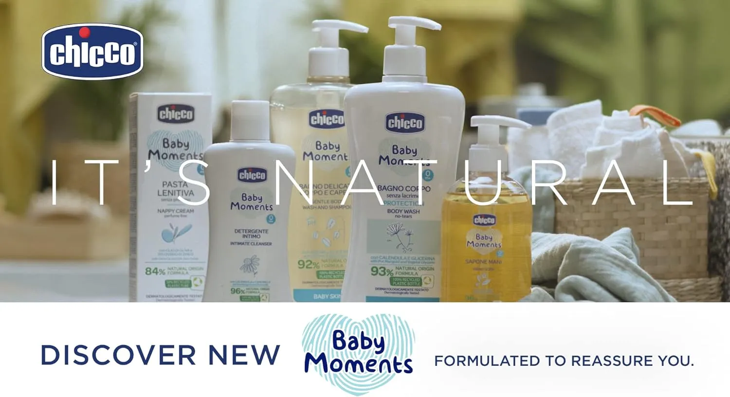 Chicco Baby Moments Body Lotion for Baby Skin, 500ml