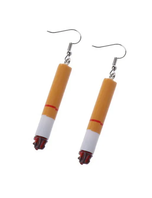 CIGARETTE EARRINGS - SHORT