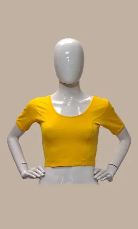 Deep Yellow Stretch Blouse