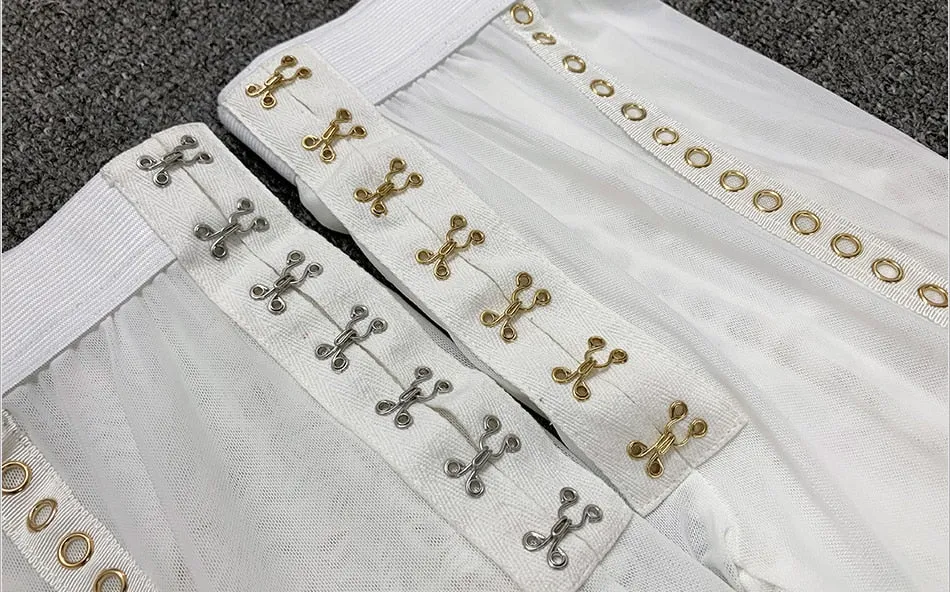 Diva Lace Up Mesh Pants