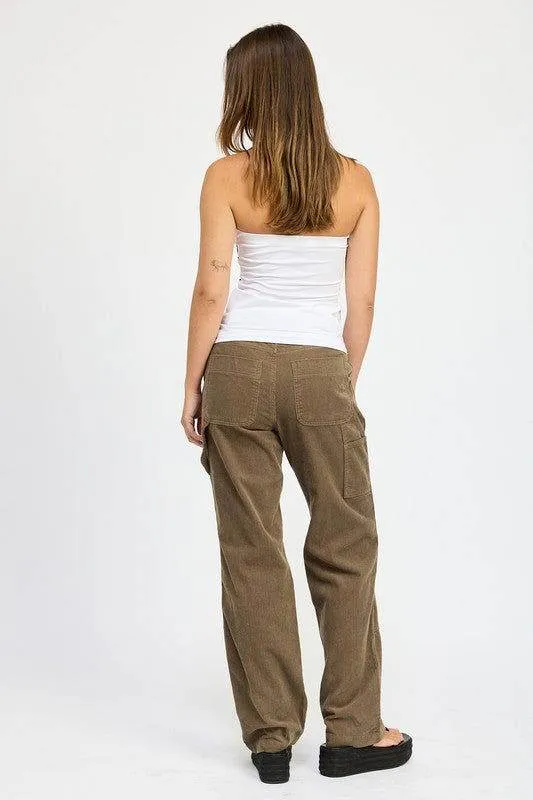 Emory Park Corduroy Full Pants With Pockets