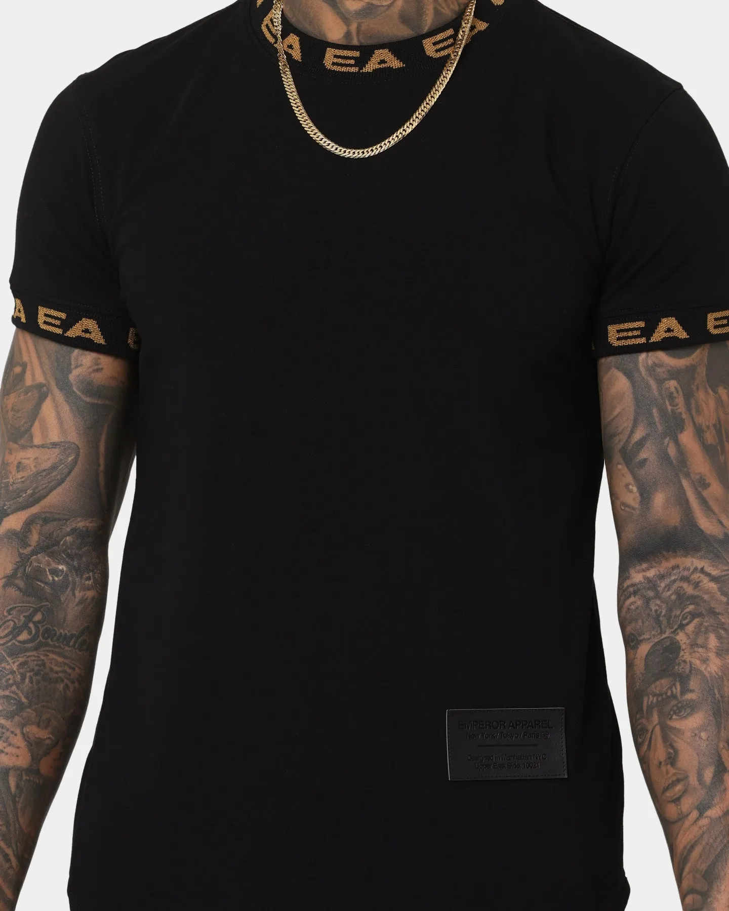 Emperor Apparel Elegance After Dark Short Sleeve T-Shirt Black/Gold