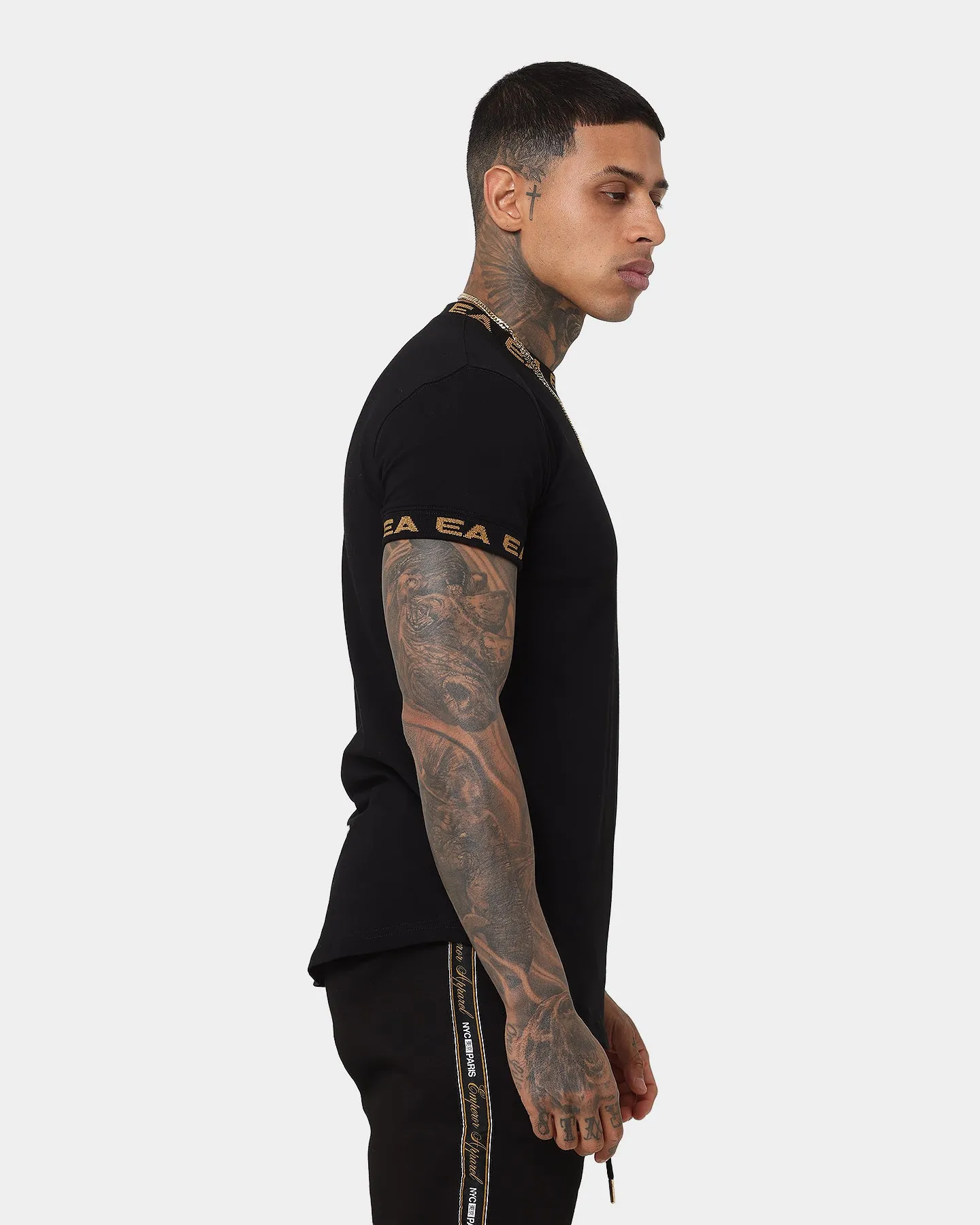 Emperor Apparel Elegance After Dark Short Sleeve T-Shirt Black/Gold