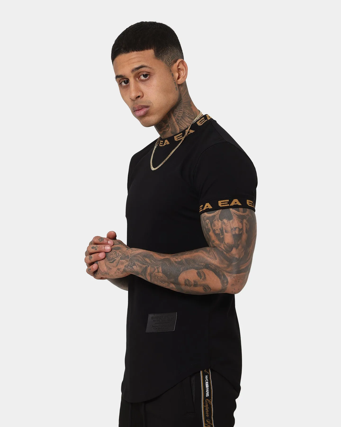 Emperor Apparel Elegance After Dark Short Sleeve T-Shirt Black/Gold