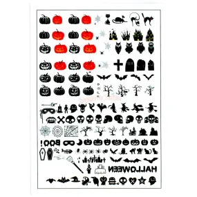 Halloween Pumpkin Clear Resin Film