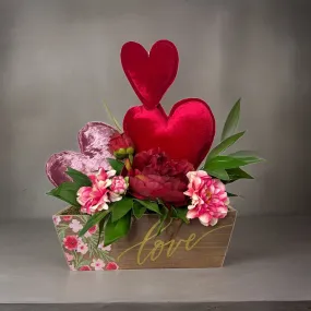 Hearts Abound Valentine Arrangement