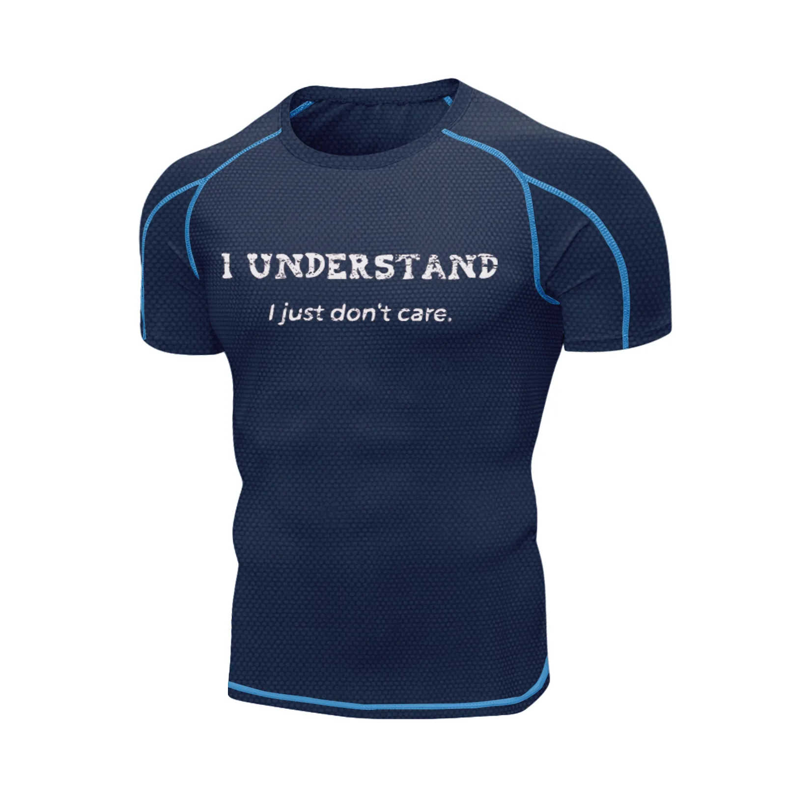 I UNDERSTAND QUICK DRY HONEYCOMB RAGLAN GRAPHIC TEE