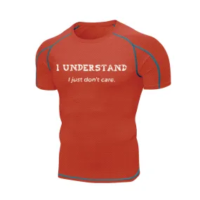 I UNDERSTAND QUICK DRY HONEYCOMB RAGLAN GRAPHIC TEE