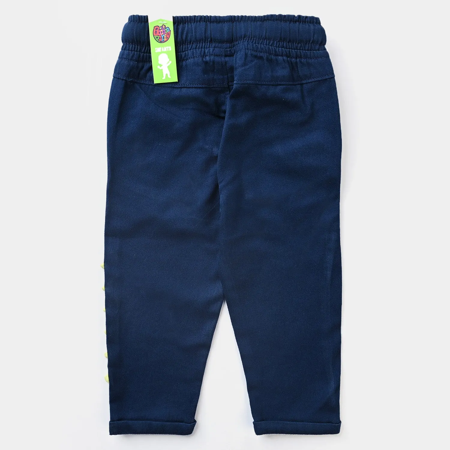 Infant Boys Cotton Twill Pant Dino World-NAVY