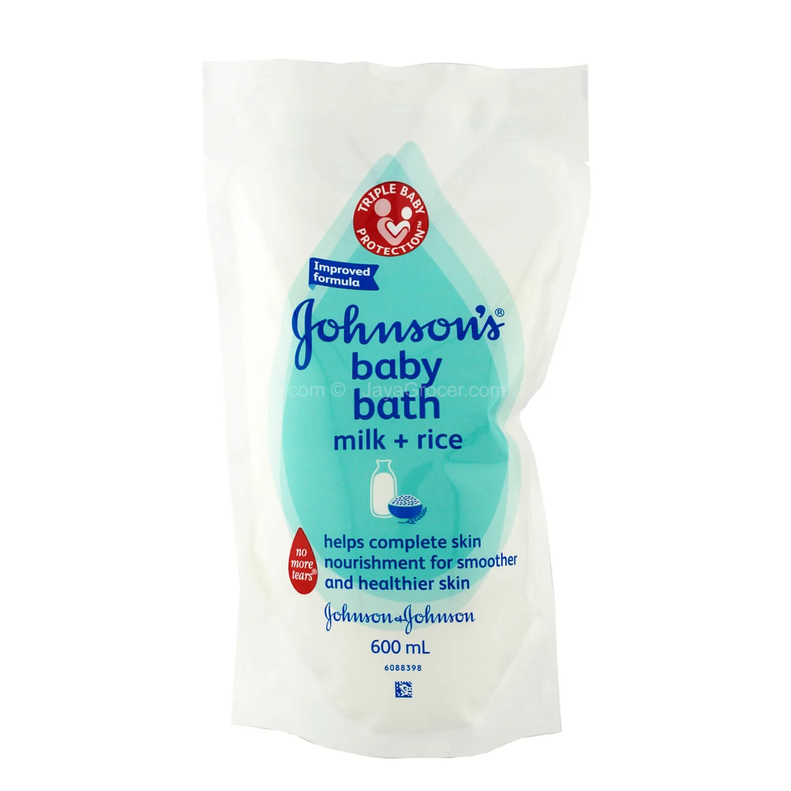 Johnson’s Baby Bath Milk   Rice Refill 600ml