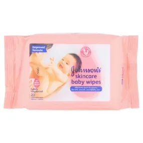 Johnsons Baby wipes 20s