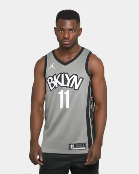 Jordan Kyrie Irving Brooklyn Nets #11 Statement Swingman Jersey Steel/Black