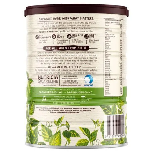 Karicare Plus Soy Milk All Ages Infant Formula From Birth 900g