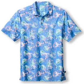 La Esmeralda Flora IslandZone® Polo Shirt in Electric Marine by Tommy Bahama