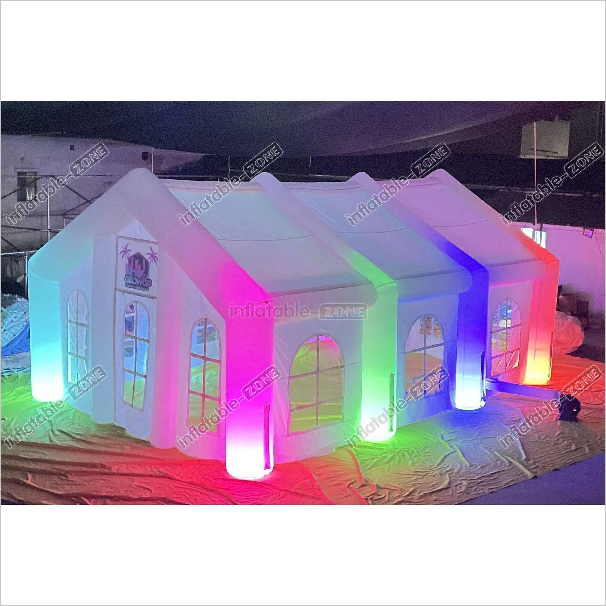 Large Inflatable Tent Outdoor Inflatable Party Tent Led Light Wedding Inflatable Tents