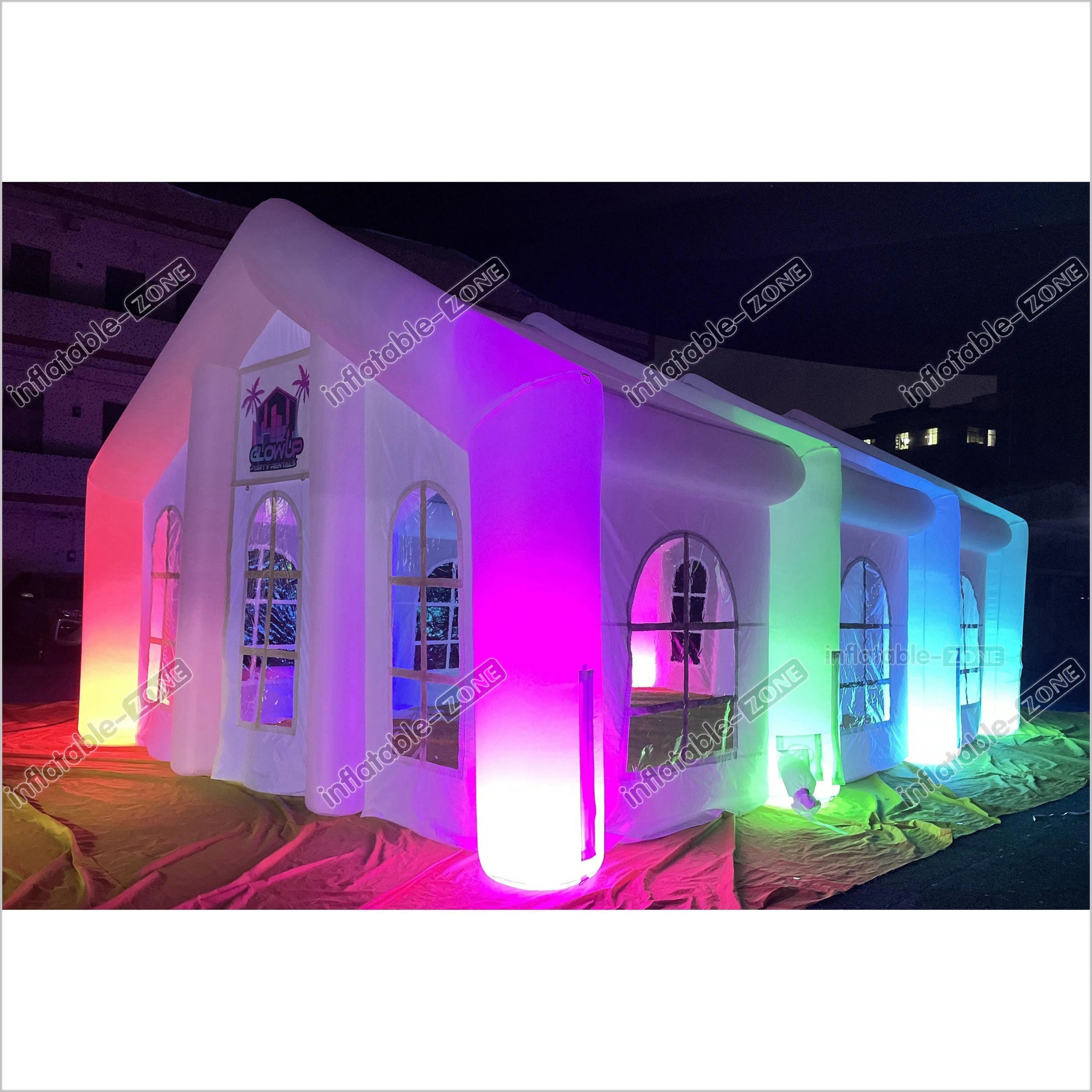 Large Inflatable Tent Outdoor Inflatable Party Tent Led Light Wedding Inflatable Tents