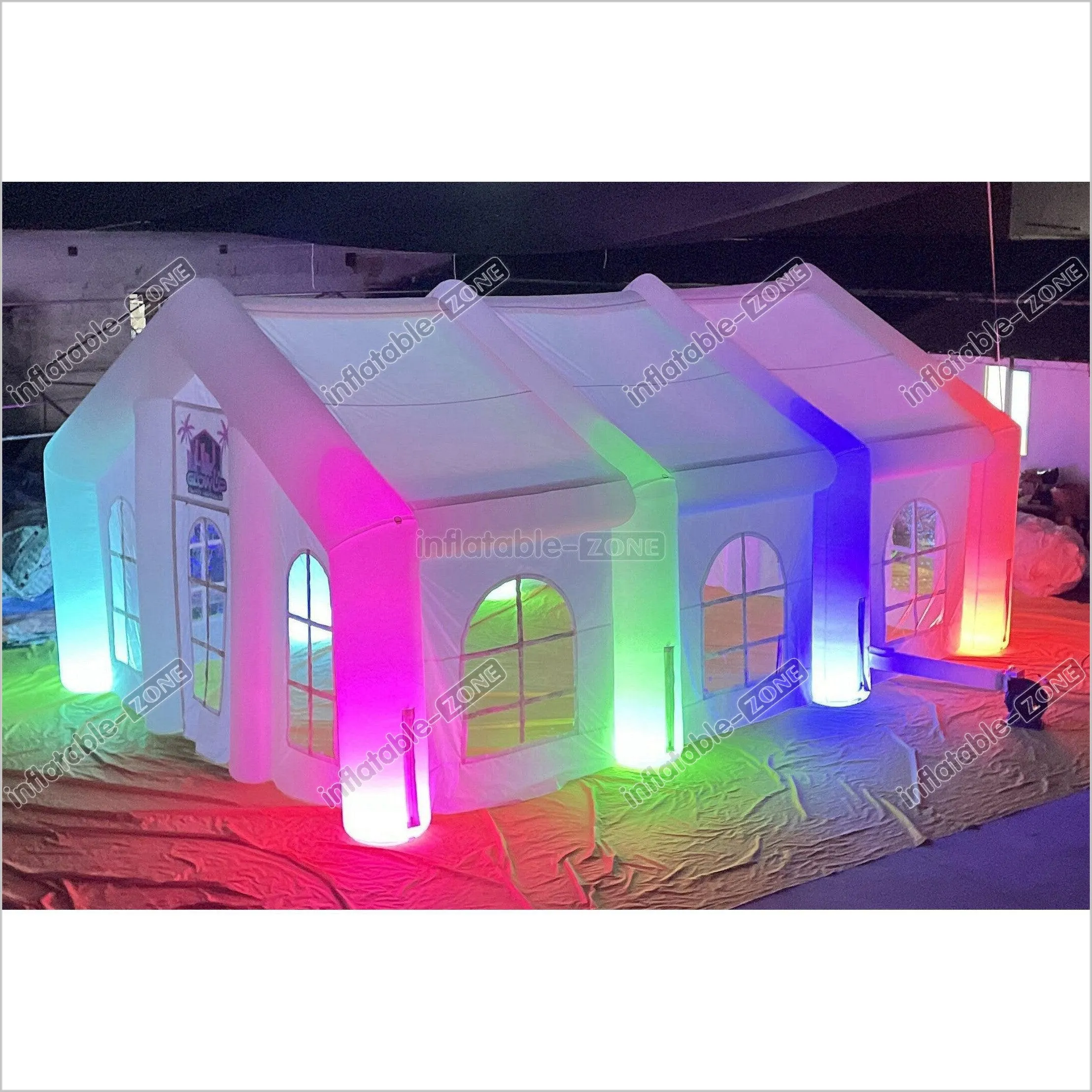 Large Inflatable Tent Outdoor Inflatable Party Tent Led Light Wedding Inflatable Tents