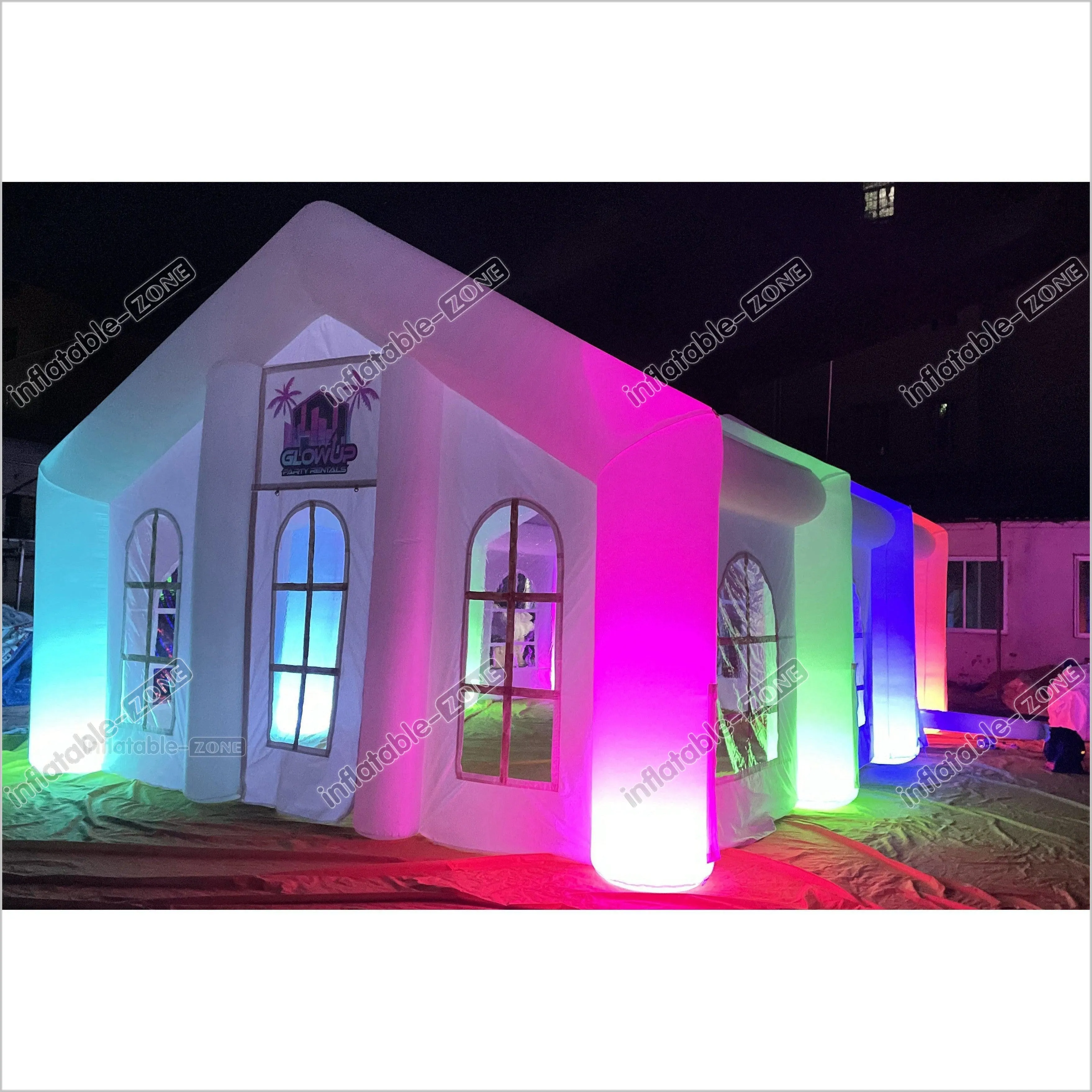 Large Inflatable Tent Outdoor Inflatable Party Tent Led Light Wedding Inflatable Tents