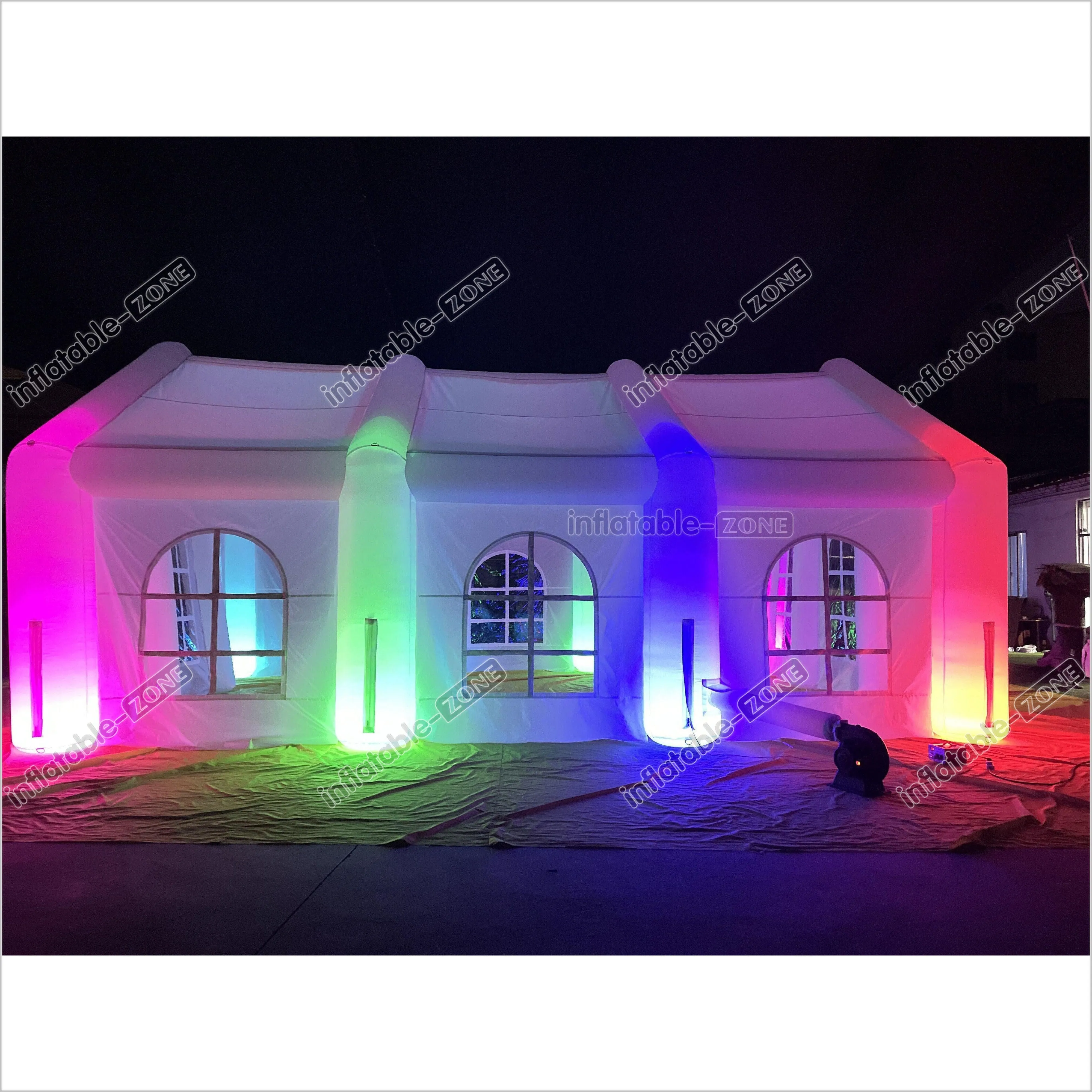 Large Inflatable Tent Outdoor Inflatable Party Tent Led Light Wedding Inflatable Tents