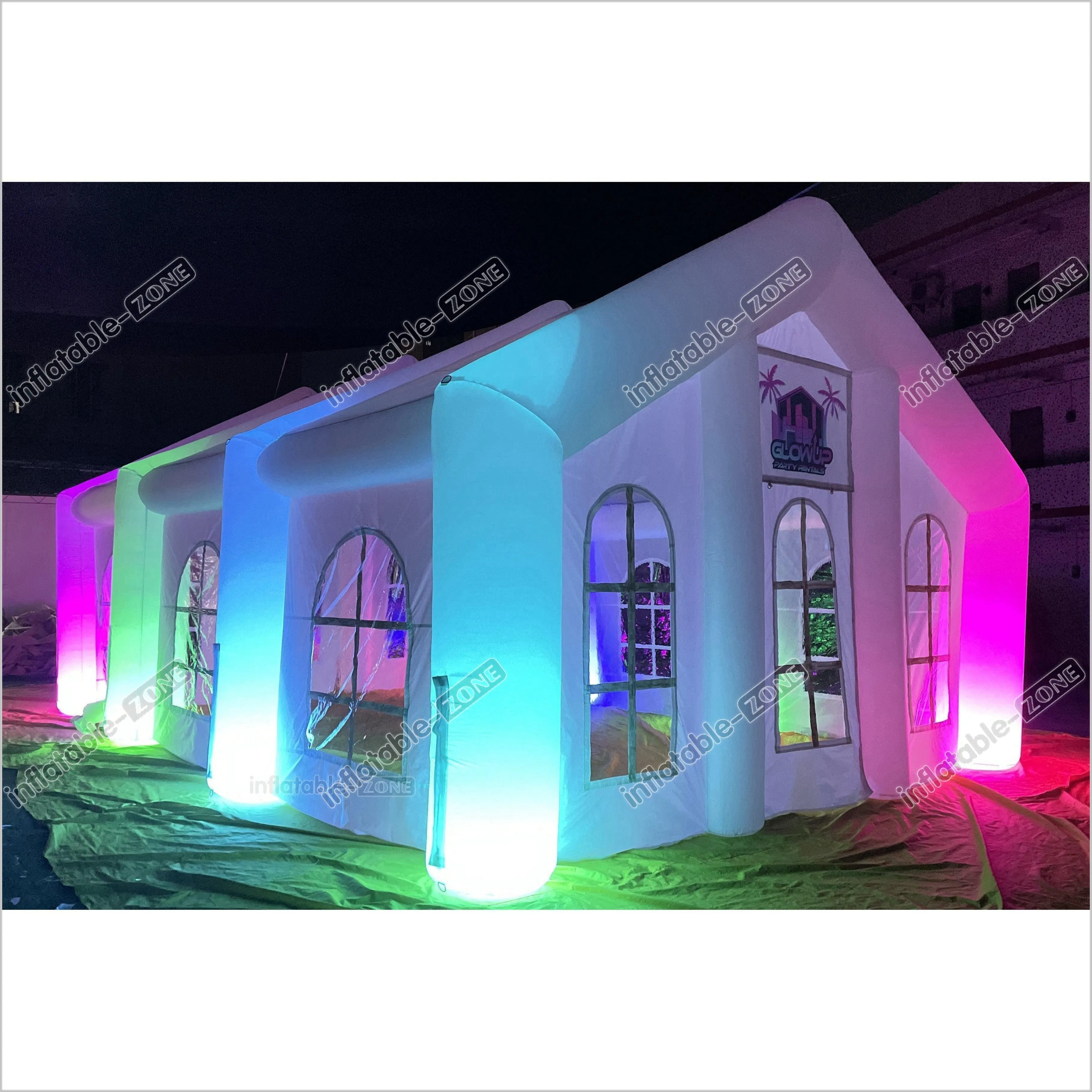 Large Inflatable Tent Outdoor Inflatable Party Tent Led Light Wedding Inflatable Tents