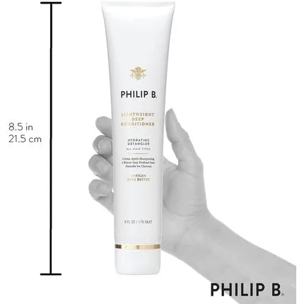 Lightweight deep conditioning cream without parabens, 178 ml, Philip B