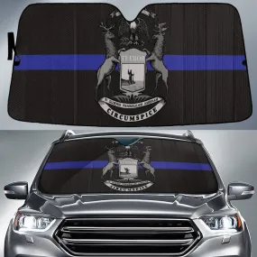 Michigan Flag Thin Blue Line Printed Car Sun Shades Cover Auto Windshield Coolspod