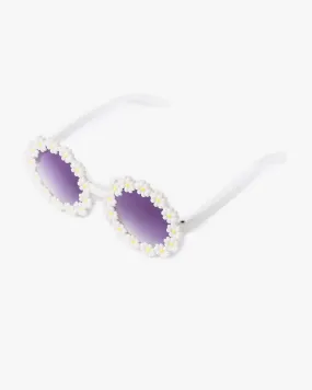 Multi Colour Kids Flower Sunglasses