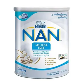 NESTLE NAN LACTOSE FREE TIN 400GM