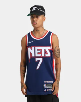 Nike Brooklyn Nets Kevin Durant #7 Mixtape Swingman Jersey Blue Void/White