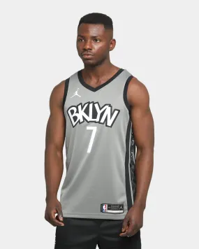 Nike Kevin Durant Brooklyn Nets #7 Statement Swingman Jersey Steel/Black