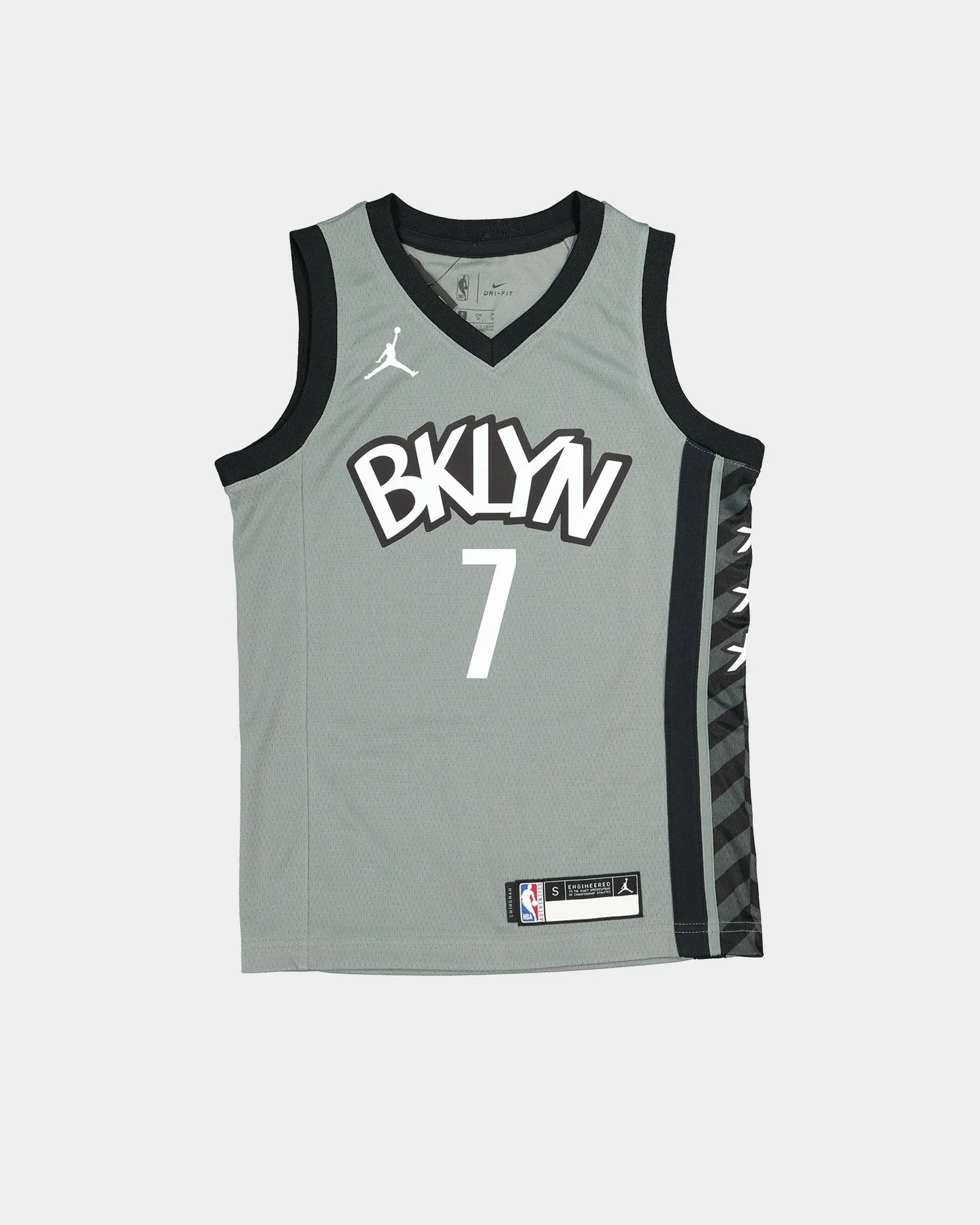 Nike Kid's Brooklyn Nets Kevin Durant #7 Statement Swingman Jersey Grey