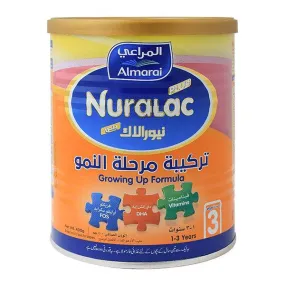NURALAC GROWING UP FORMULA 1-3 YEAR 3 400GM