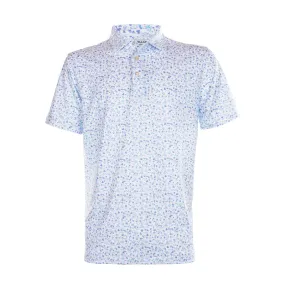 PETER MILLAR Fairway Performance Men's Polo (White)