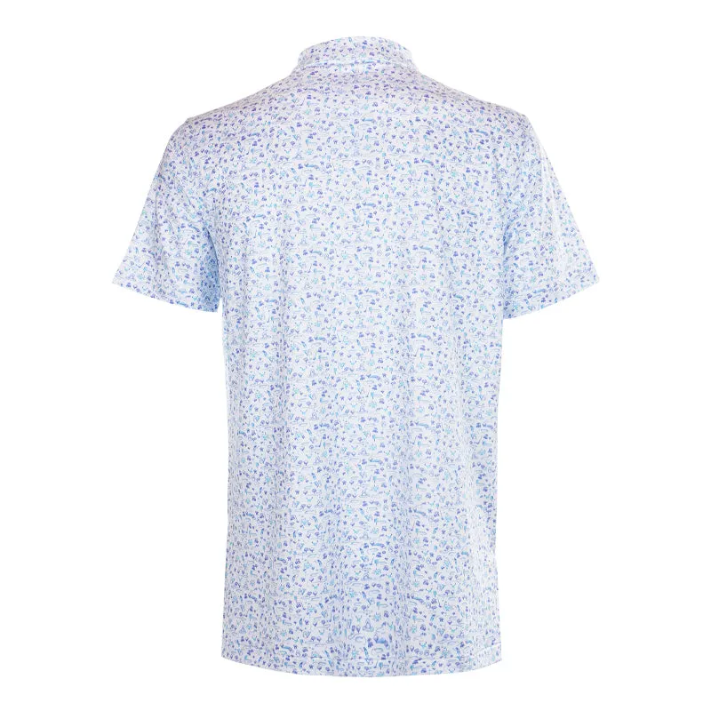 PETER MILLAR Fairway Performance Men's Polo (White)