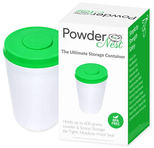 Powder Nest Baby Formula Storage Container- Green
