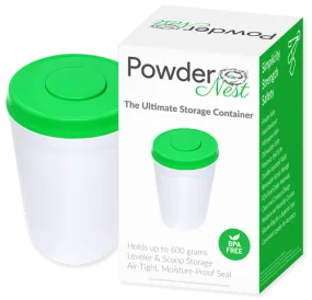 Powder Nest Baby Formula Storage Container- Green